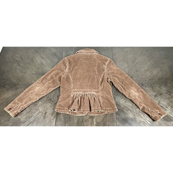 Levi’s Juniors Girls Brown Button Up Corduroy Jacket Blazer Size Large - Picture 12 of 13